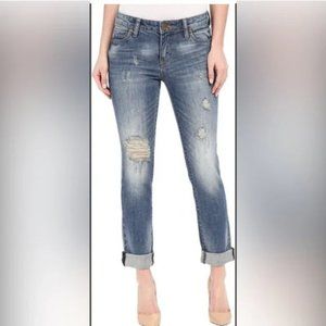 Kut for the Kloth Distressed Catherine Boyfriend Jeans (Distressed!)